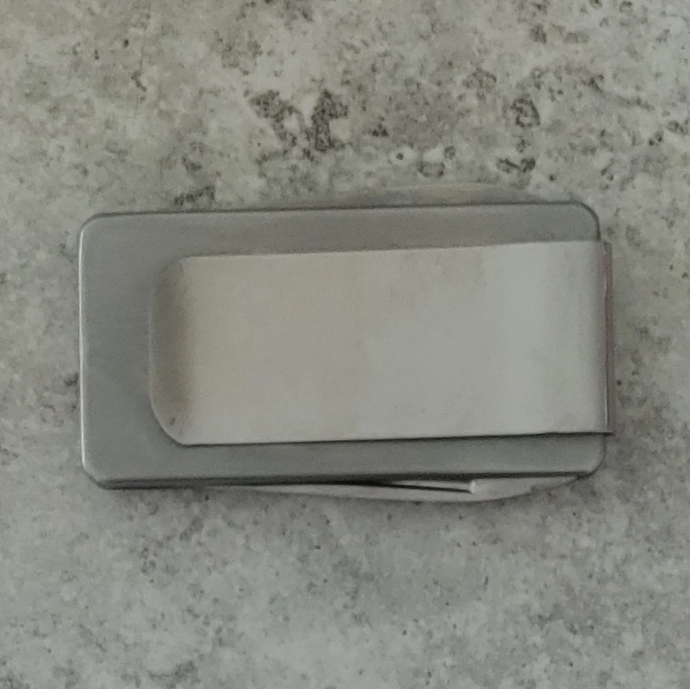 Vintage Money Clip With Knife and File